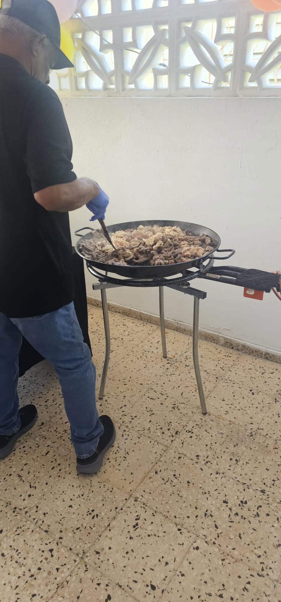 Preparando el almuerzo del Día de las Madres