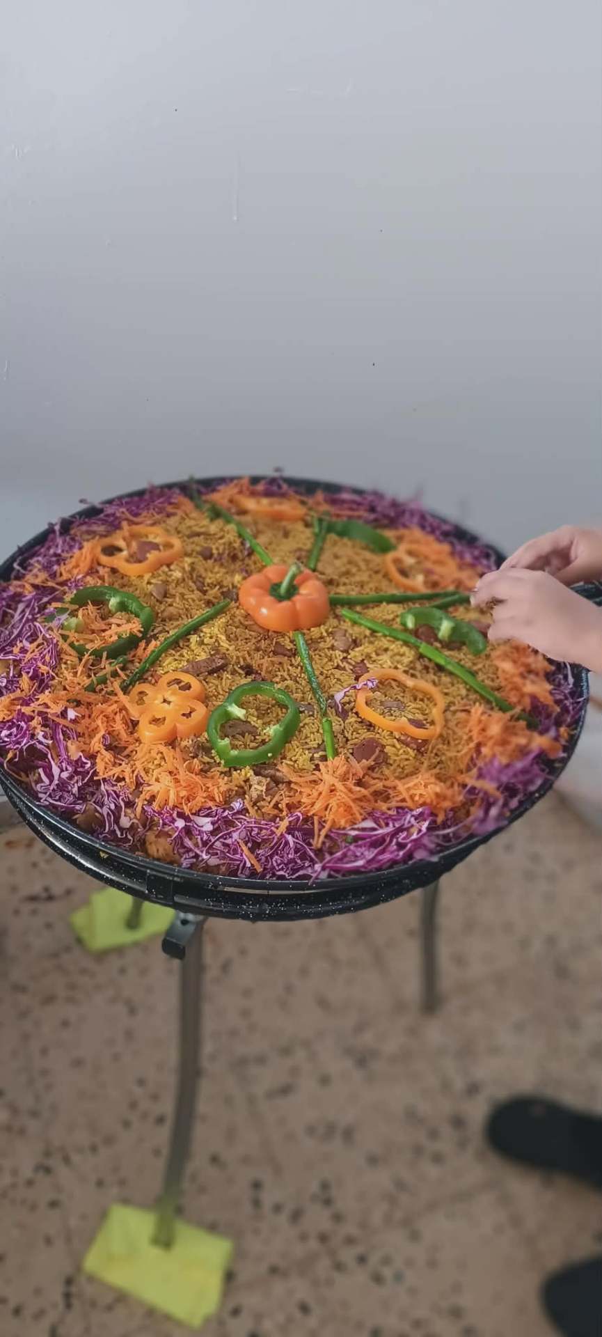 Arroz con gandules preparado para celebrar